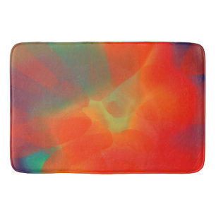 Colorful Vintage tie-dye Bath Mat