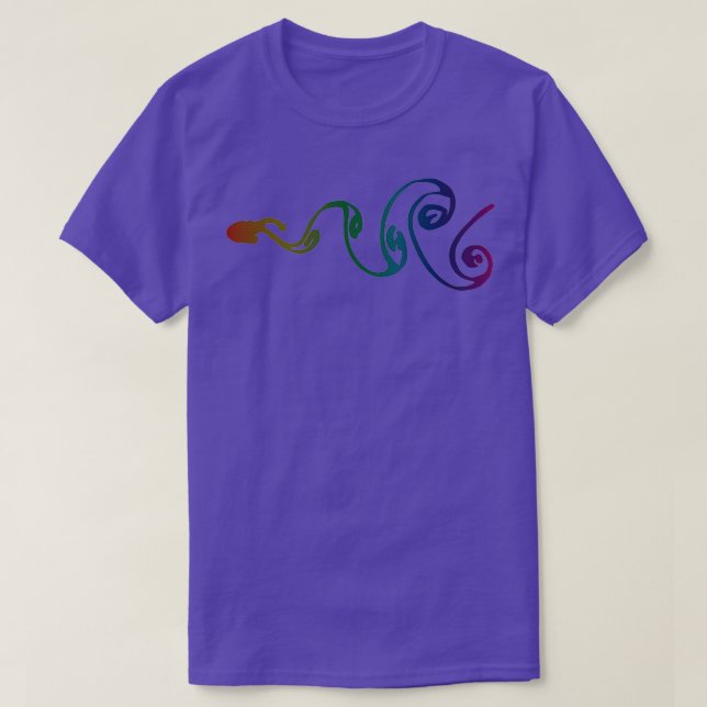 Colorful Vortex Street  T-Shirt (Design Front)