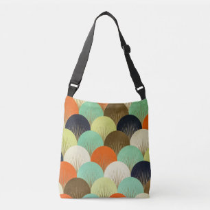 Colorful wallpaper: artistic design. crossbody bag