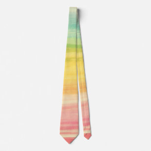 Colorful Watercolor Brushstrokes Tie