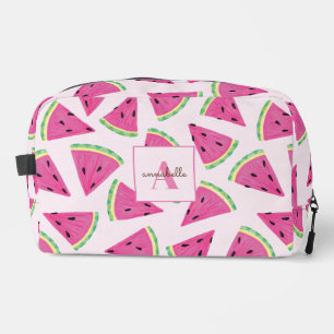 Colorful watermelon slices dopp kit