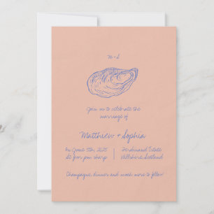 Colorful Whimsical Hand Written Wedding Invitation