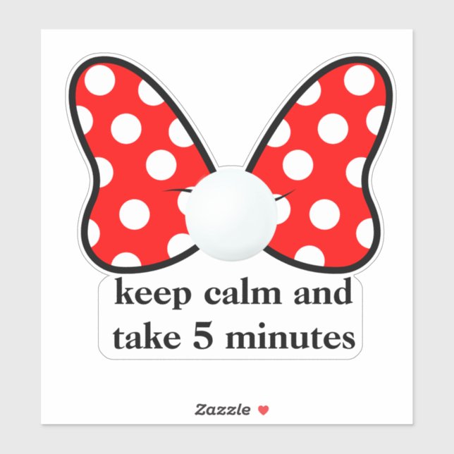 Colorful White and Red Ribbon (Sheet)