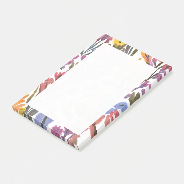 Colorful Wildflower Daily Sticky Post-it Notes (Angled)