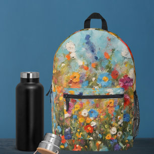 Colorful Wildflowers Backpack