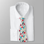 Colorful Wildflowers Pattern Tie<br><div class="desc">Colorful and whimsical floral pattern neck tie featuring illustrations of colorful wildflowers in pink,  red,  yellow,  and green colors.</div>