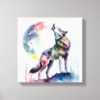 Colorful Wolf's Serenade
