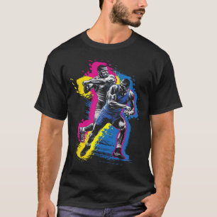 Colorful Wrestling Player For Men Women Kids Wrest T-Shirt