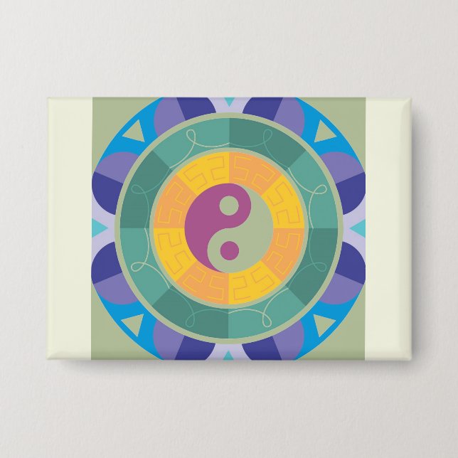 Colorful Yin Yang Pattern (Front)