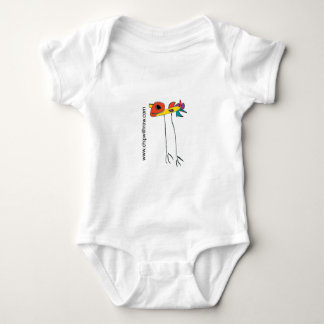 colorfulbird2 baby bodysuit