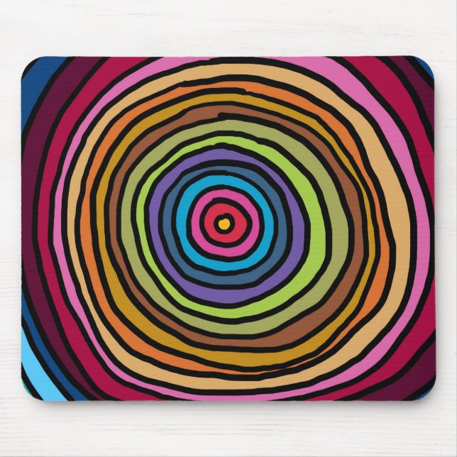 ColorfulCircles.jpg Mouse Pad (Front)