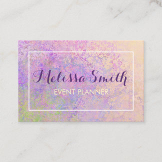 Colorfull Background Design Bussines Card