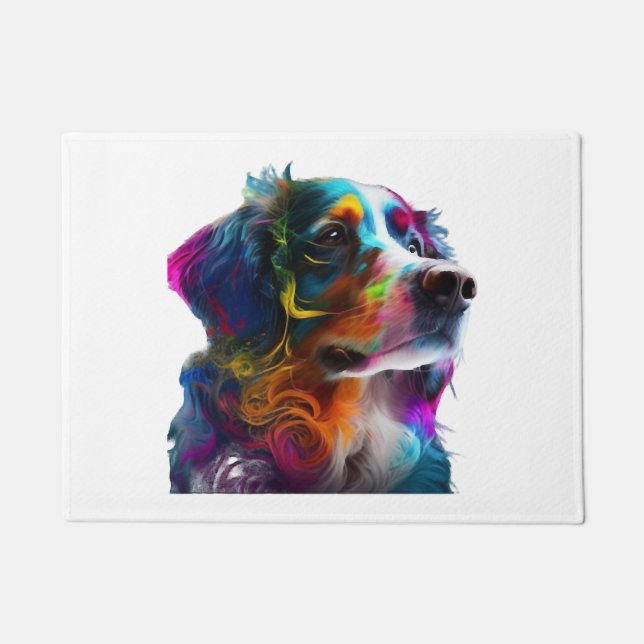 COLORFULL DOG DOORMAT (Front)