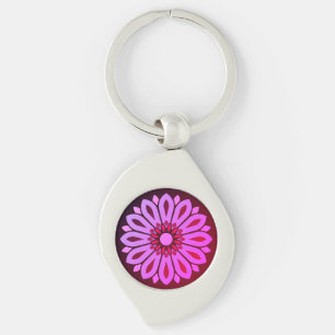 COLORFULL MODERN FLOWER GIFT DAUGHTER SISTER MOM KEY RING
