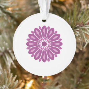 COLORFULL MODERN FLOWER GIFT DAUGHTER SISTER MOM ORNAMENT