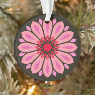 COLORFULL MODERN FLOWER GIFT DAUGHTER SISTER MOM ORNAMENT
