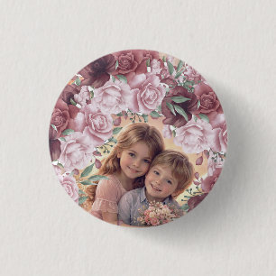 COLORFULL MODERN LOVE GIFT FOR DAUGHTER 3 CM ROUND BADGE