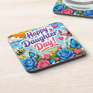 COLORFULL MODERN LOVE GIFT FOR DAUGHTER COASTER