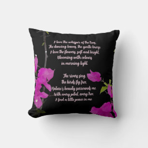 COLORFULL NATURE FLOWER GIFT DAUGHTER SISTER MOM CUSHION
