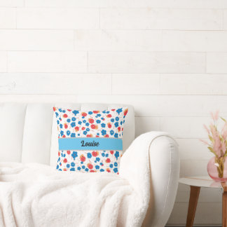 Colorfull Wildflower Floral Pattern Cushion