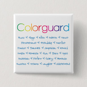 Colorguard 15 Cm Square Badge