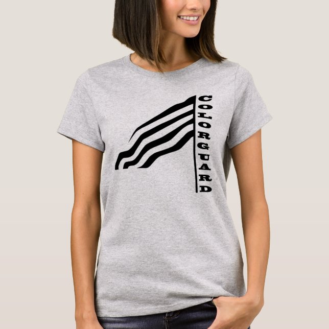 Colorguard Flag  T-Shirt (Front)