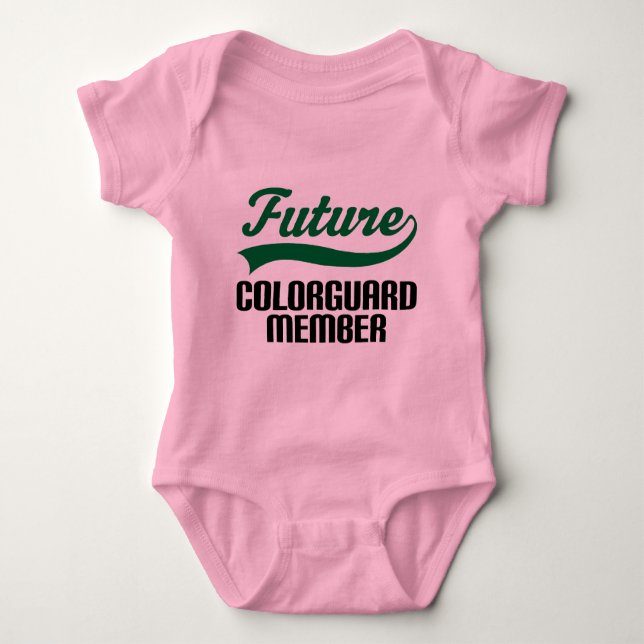 Colorguard Member (Future) Baby Bodysuit (Front)