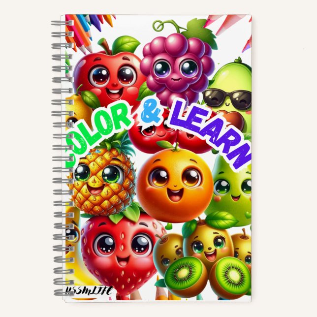 coloring carnet notebook (Front)