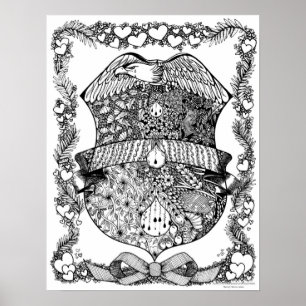 Coloring Poster "In the Line of Duty"