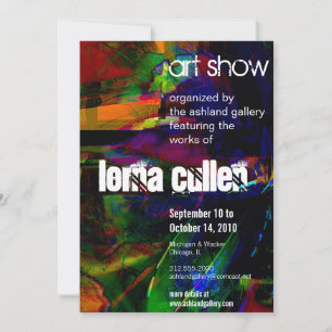 colors4 art show invitation