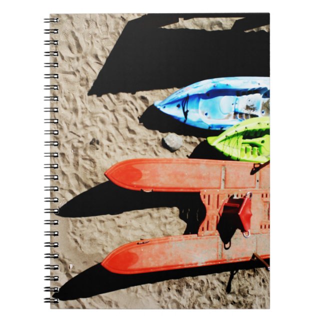 colors and shadows on the beach notebook (Front)