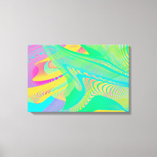 COLORS FLUO - Fractal Art - Canvas Print