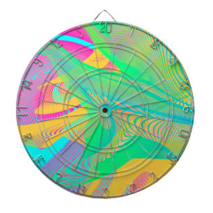 COLORS FLUO - Fractal Art - Dartboard