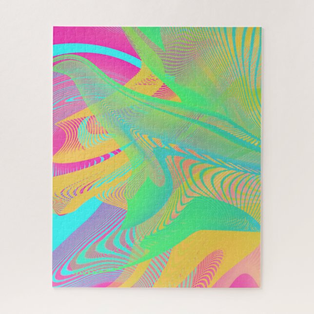 COLORS FLUO - Fractal Art - Jigsaw Puzzle (Vertical)
