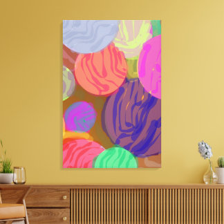 Colors in Motion Canvas Print