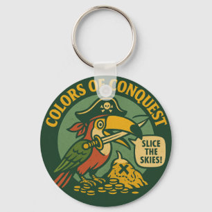 Colors Of Conquest Pirate Toucan Key Ring