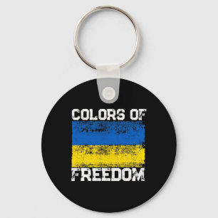 Colors Of Freedom Ukraine Flag 1  Key Ring