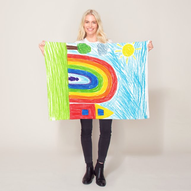 Colors of Joy Fleece Blanket (In Situ)