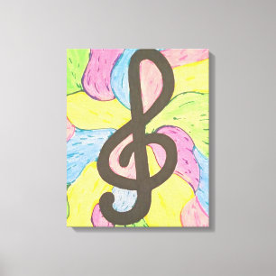 Colors of Music Canvas Print