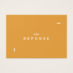 Colorus - Orange Response Card