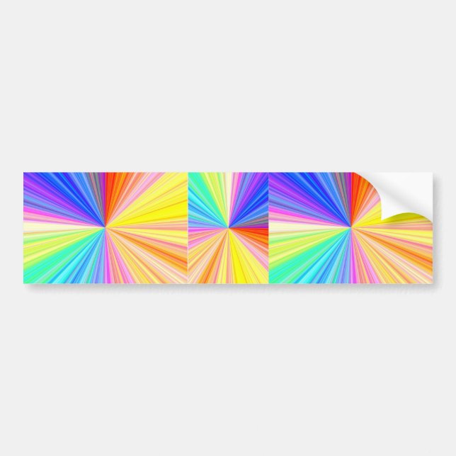 ColorWheel Sparkle - Enjoy n Share Joy Bumper Sticker (Front)