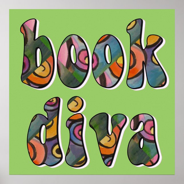 Colossal BOOK DIVA poster! Poster (Front)