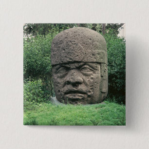 Colossal Head 15 Cm Square Badge