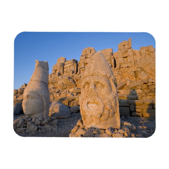 Colossal head statues of Gods guarding the Magnet (Horizontal)