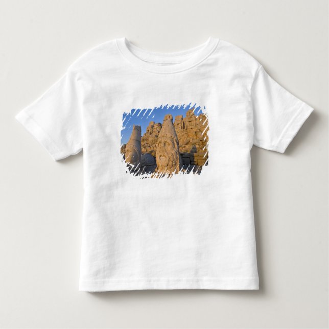 Colossal head statues of Gods guarding the Toddler T-Shirt (Front)