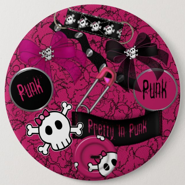 COLOSSAL Punk, 6 inch Pins buttons (Front)
