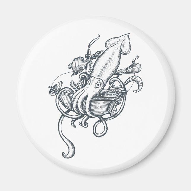 Colossal Squid Magnet (Front)