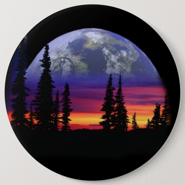 COLOSSAL Sunset, 6 inch Pins buttons (Front)