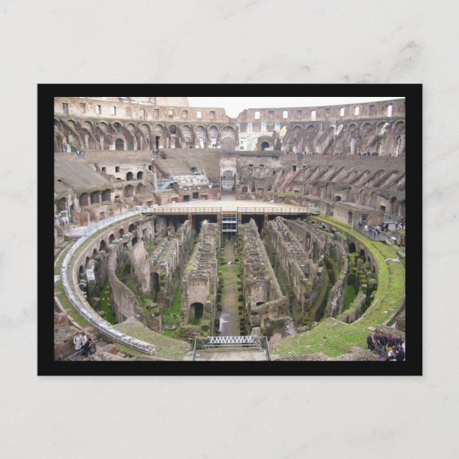 colosseo circle postcard (Front)
