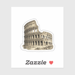 Colosseo Romano Antique Colosseum Engraving